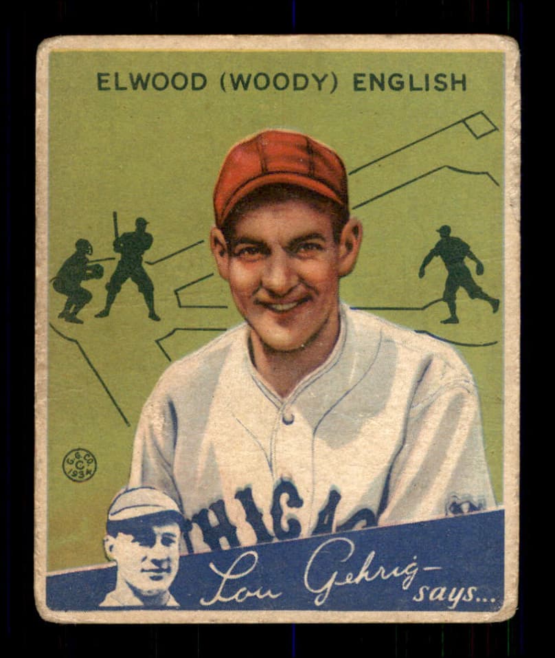 1934 Goudey #4 Woody English