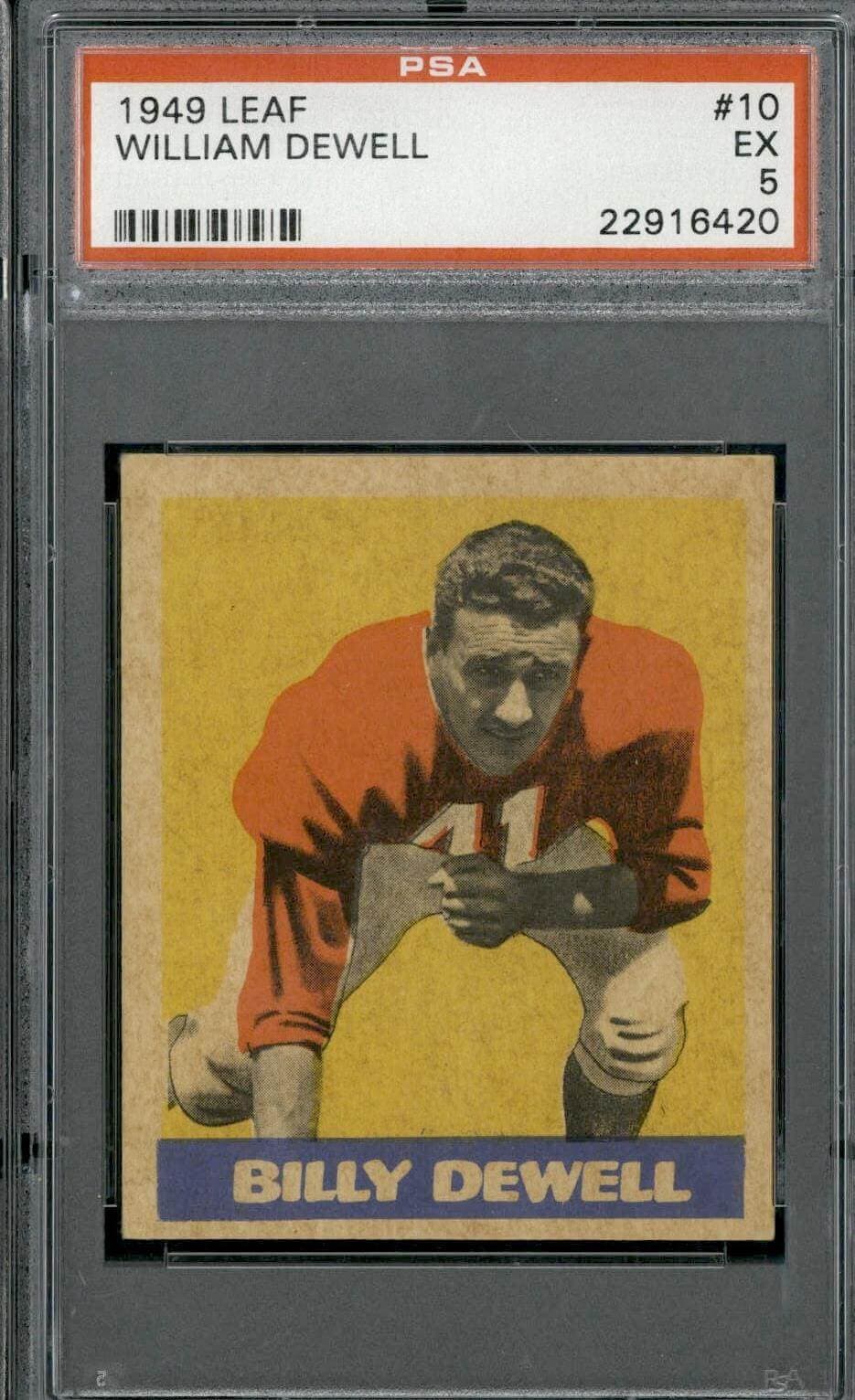 1949 Leaf #10 William Dewell