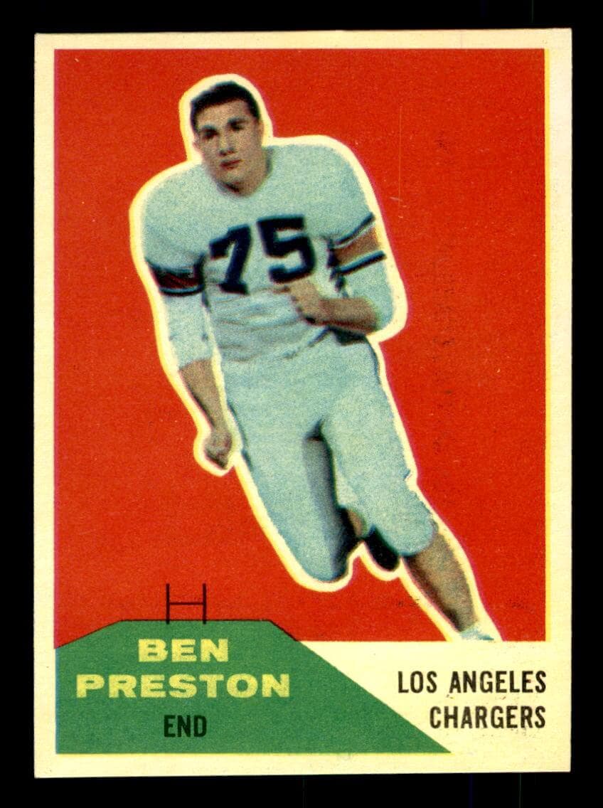 1960 Fleer #8 Ben Preston