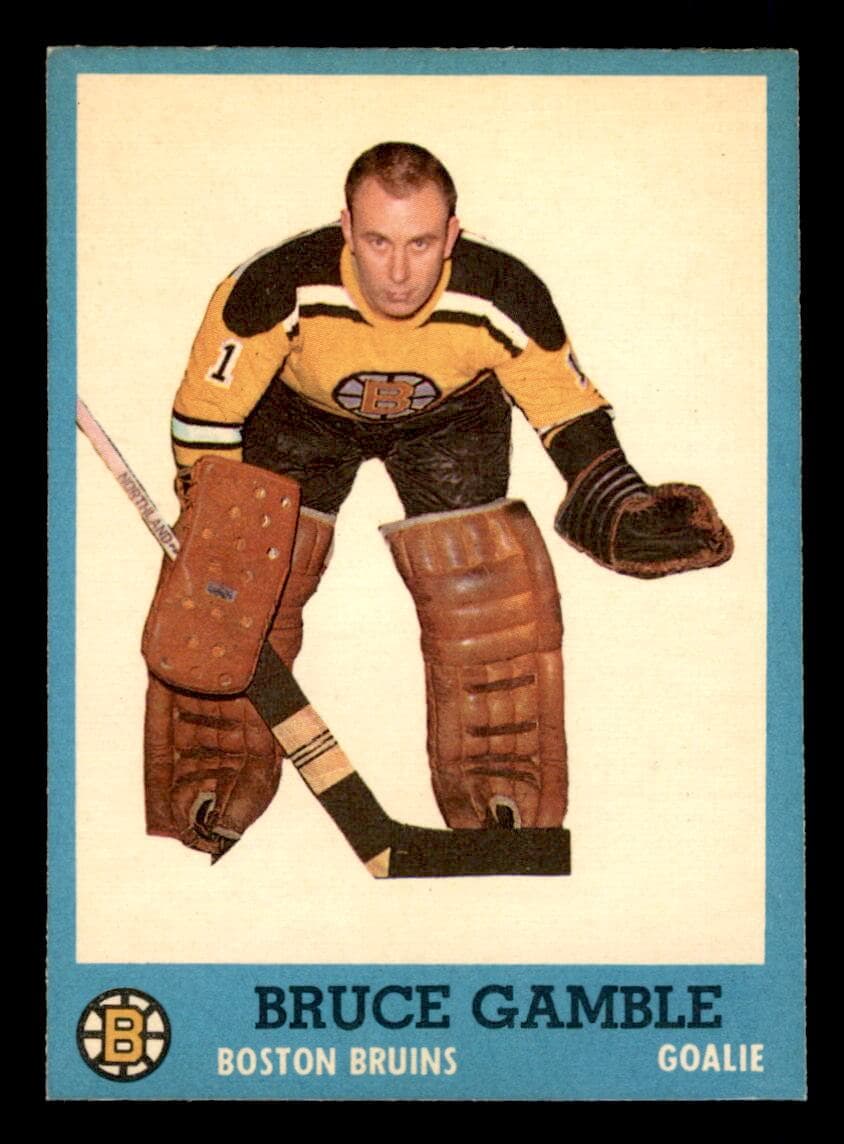 1962 Topps Hockey #3 Bruce Gamble