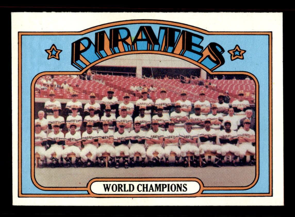 1972 Topps #1 Pittsburgh Pirates