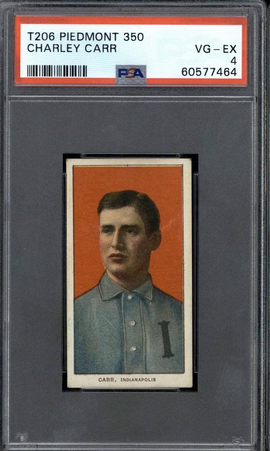 1909 T206 Charley Carr