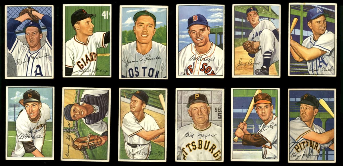 1952 Bowman Baseball VG Lot (33 Cards)