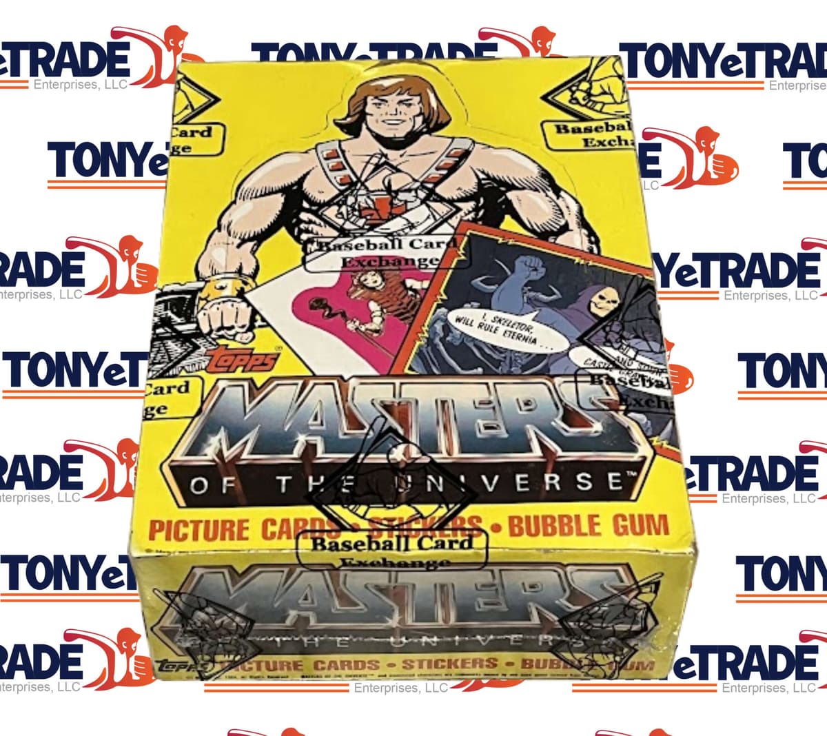 1984 Topps Masters of the Universe BBCE Sealed Wax Box He-Man Skeletor