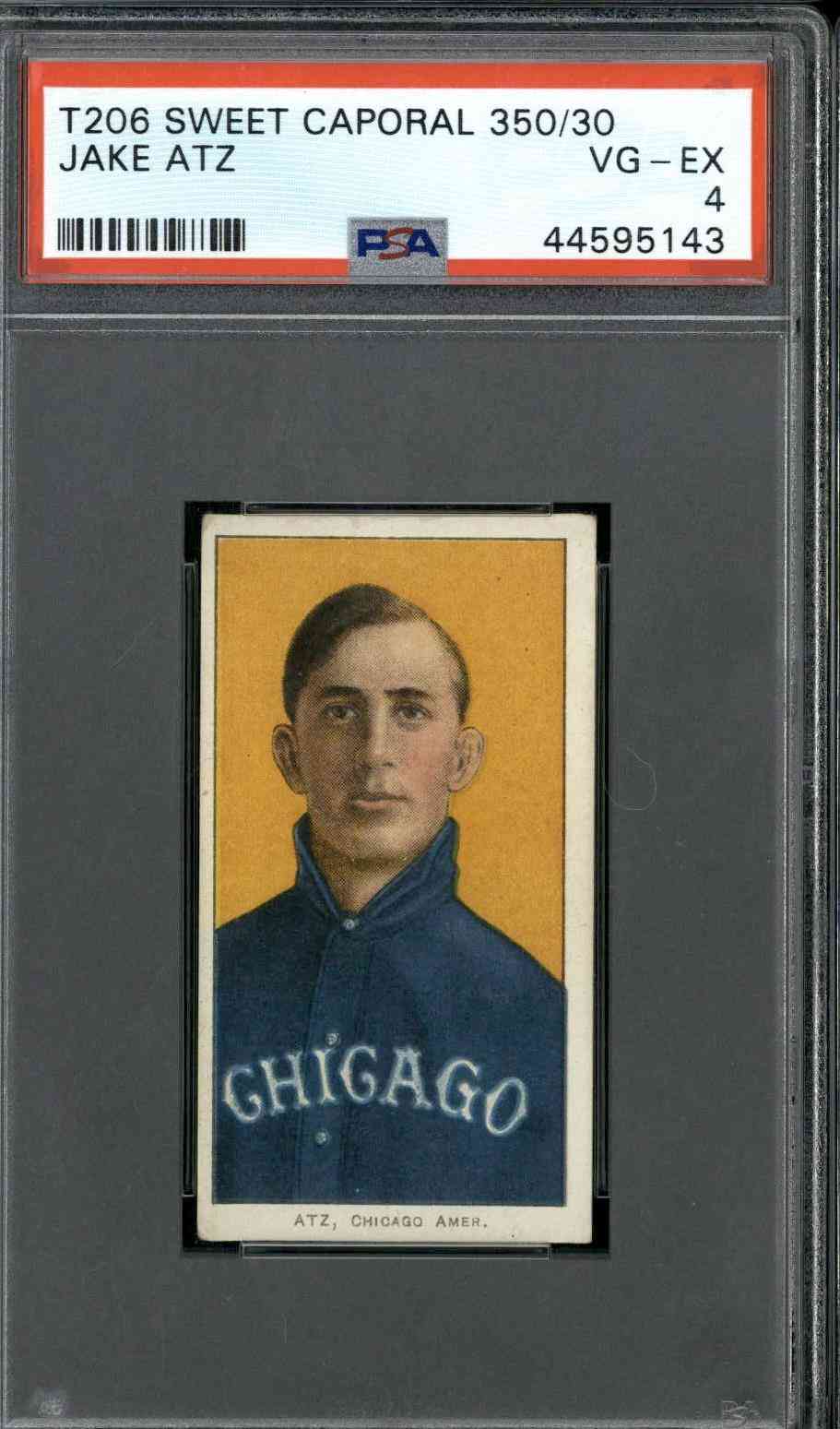1909 T206 Jake Atz