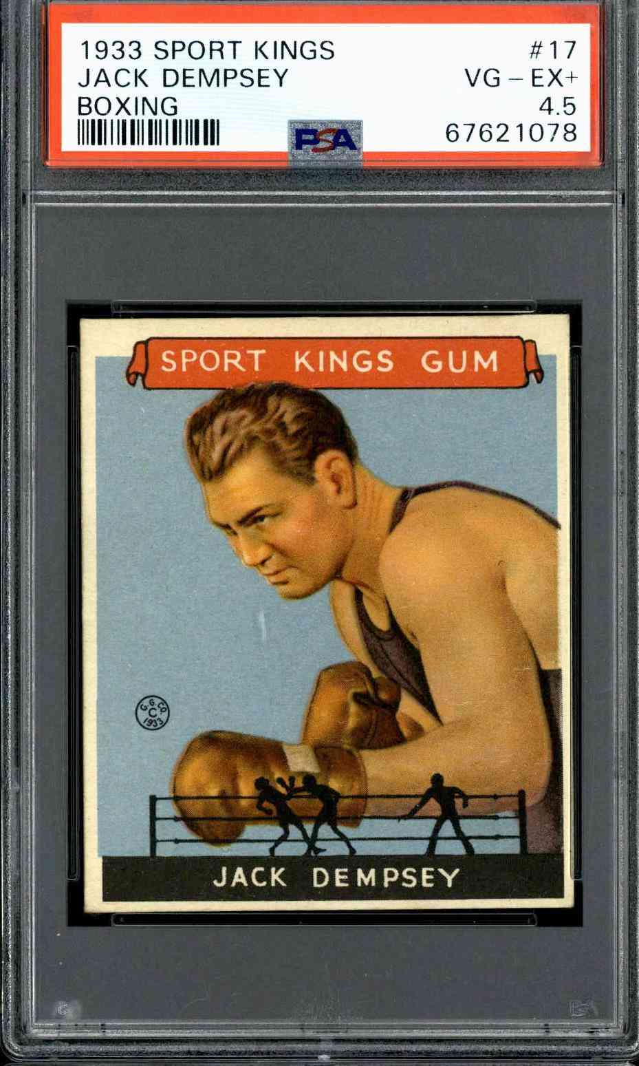 1933 Sport Kings #17 Jack Dempsey
