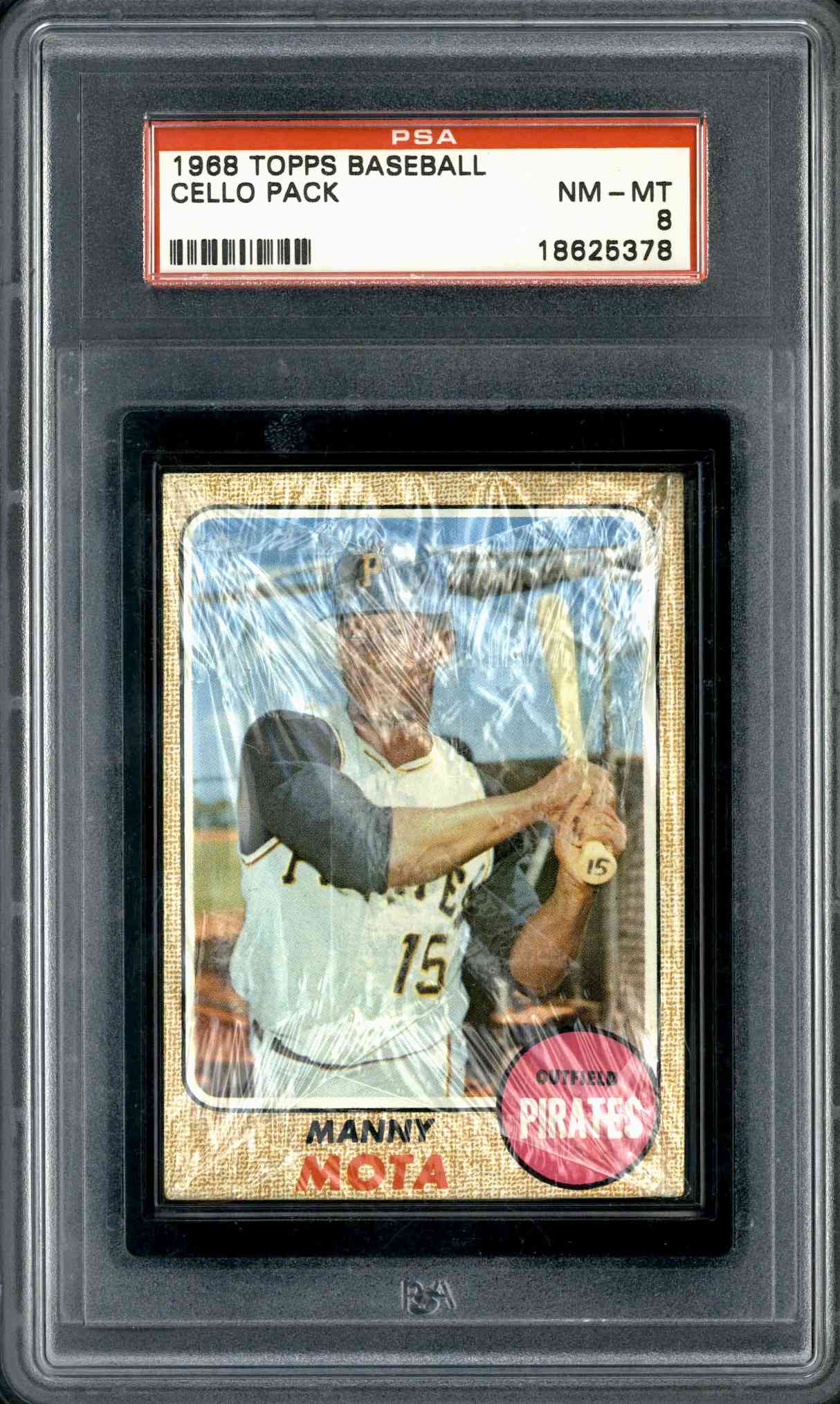 1968 Topps Baseball 4th Series Cello Pack PSA 8 (Potential Yaz and Aaron Inside)