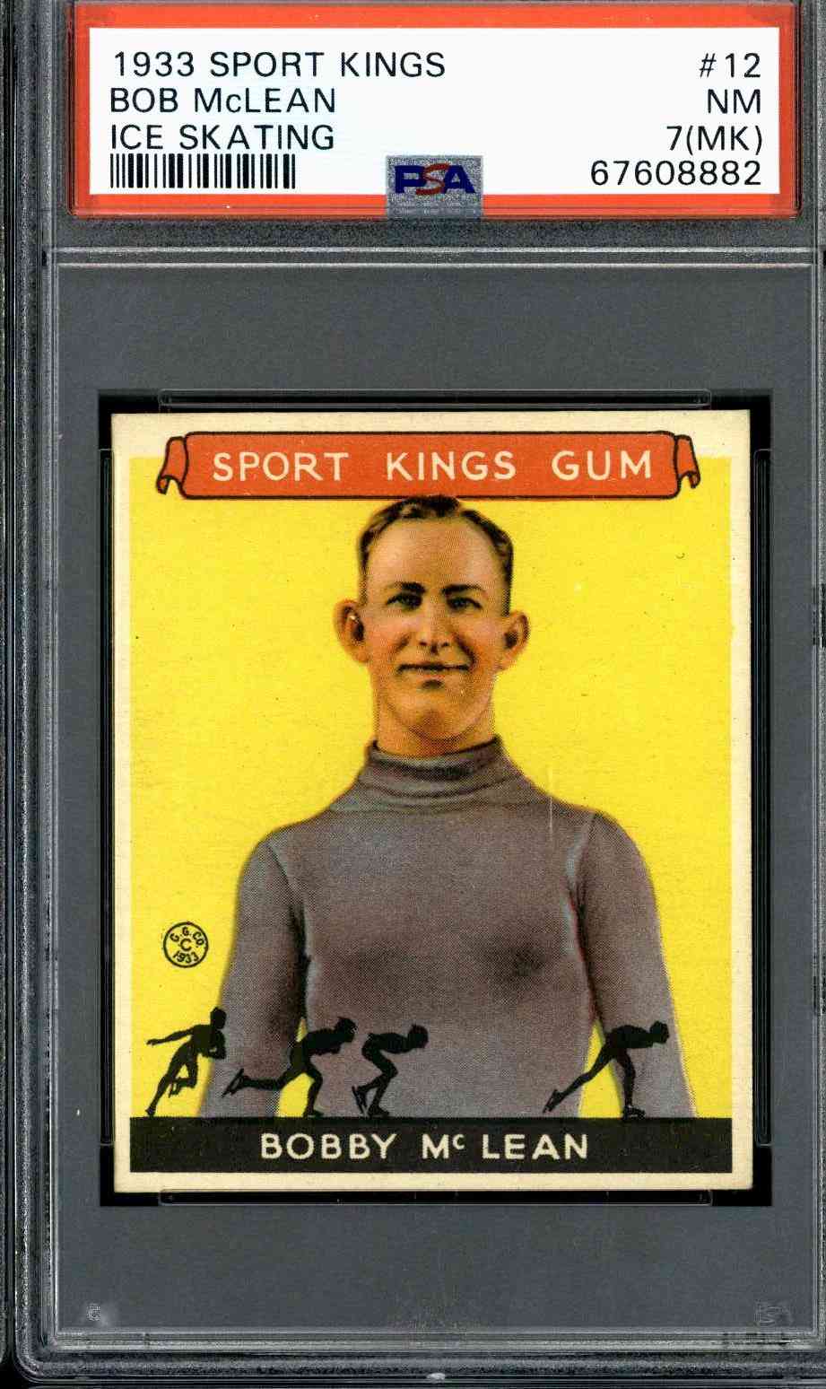 1933 Sport Kings #12 Bob McLean