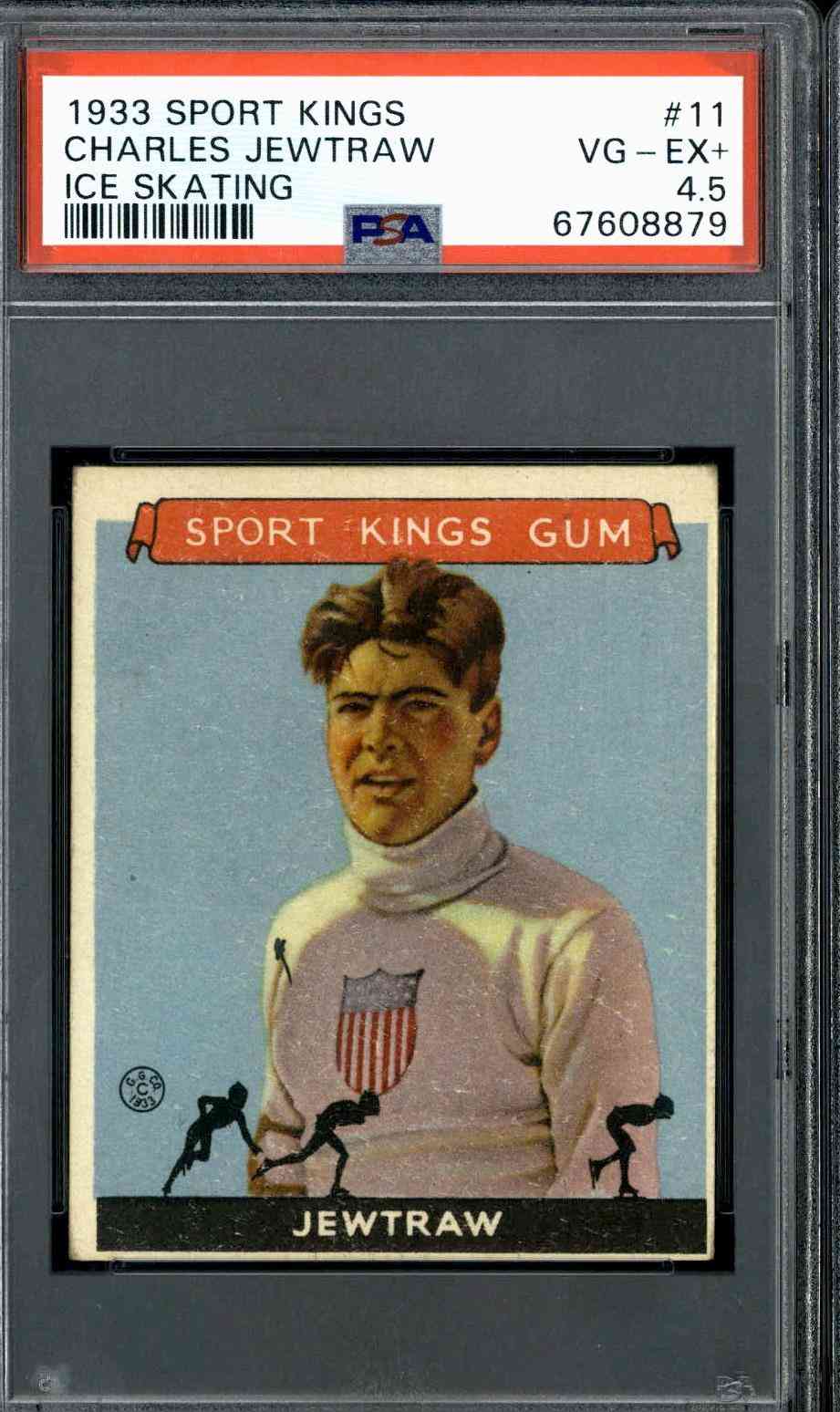 1933 Sport Kings #11 Charles Jewtraw