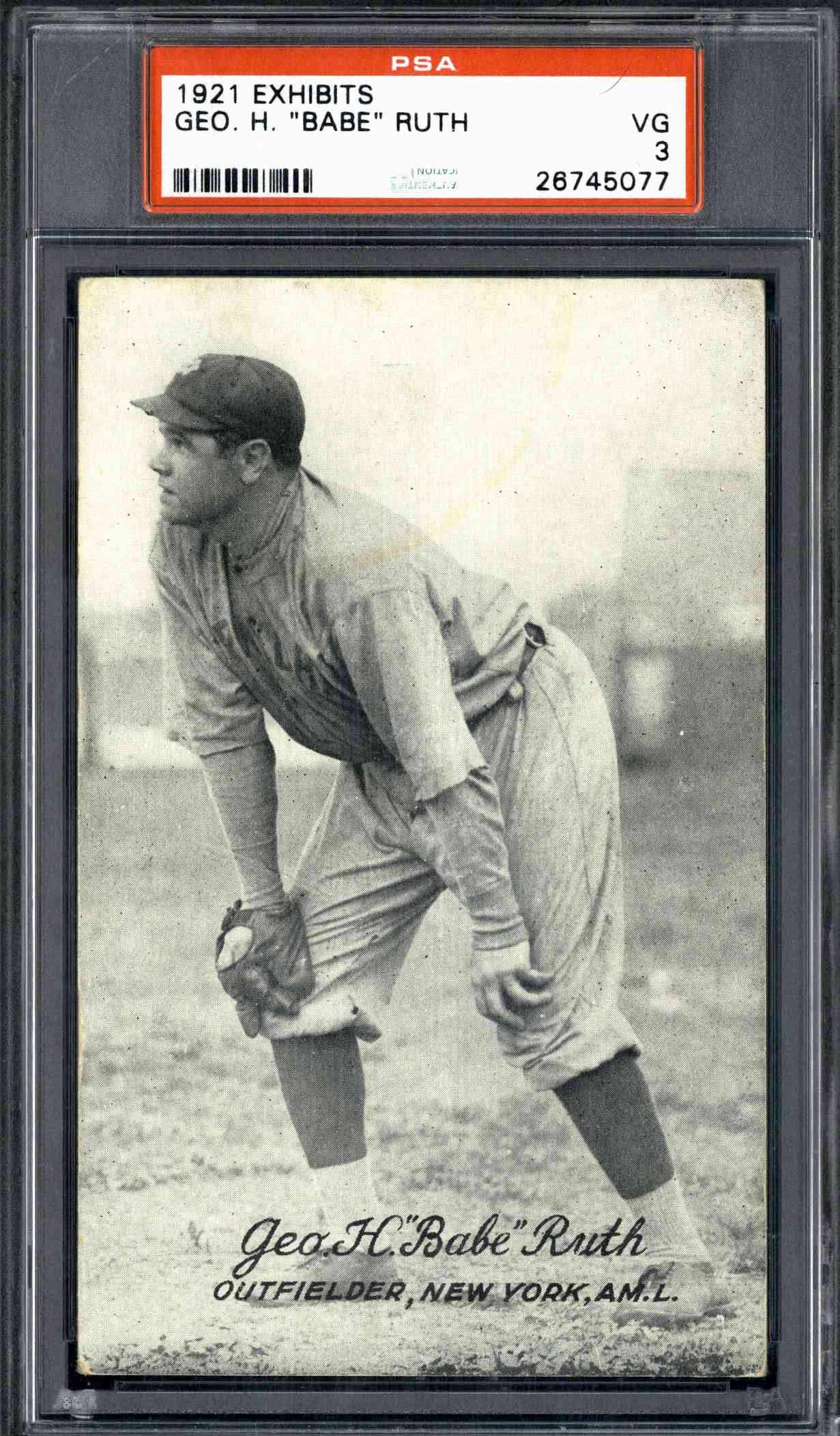 1921 Exhibit Babe Ruth
