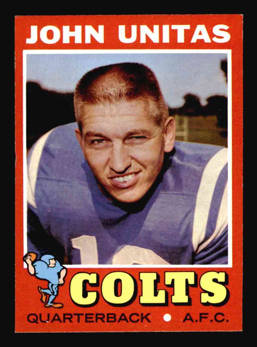 1971 Topps #1 John Unitas