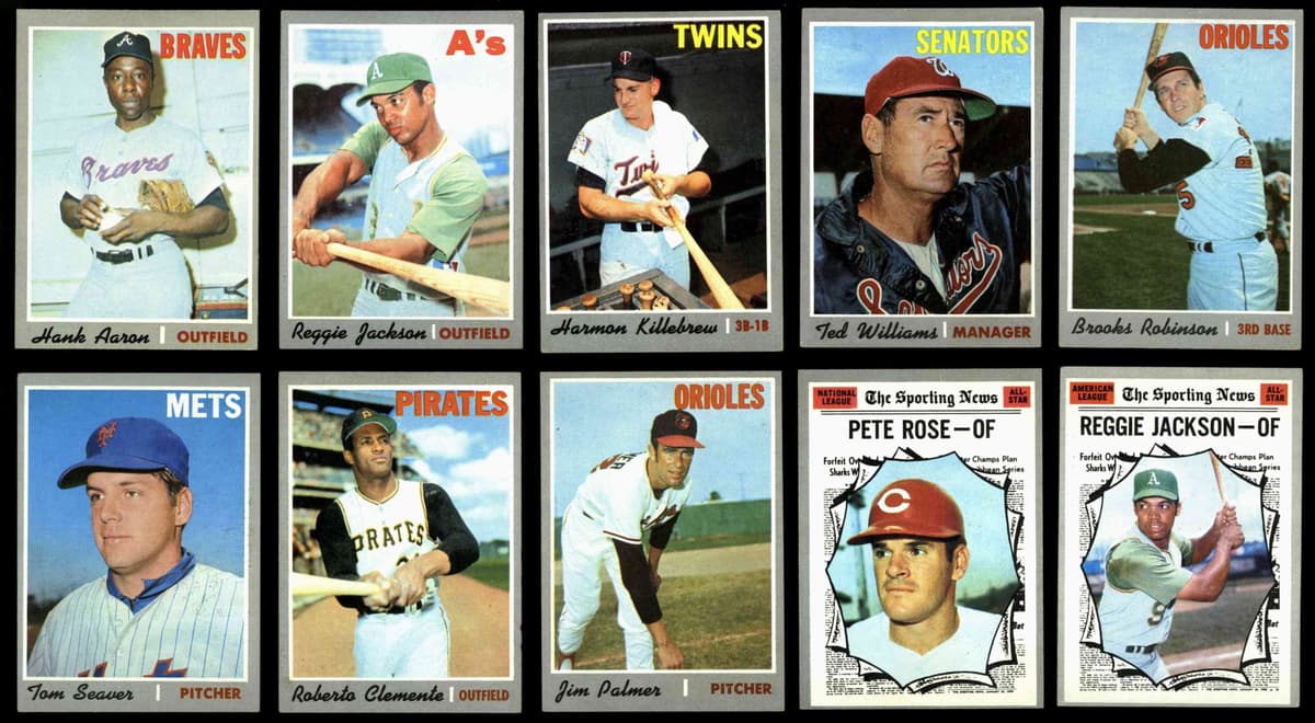 1970 Topps Baseball High Grade Set EX-MT to NM-MT Set - Pete Rose - Nolan Ryan
