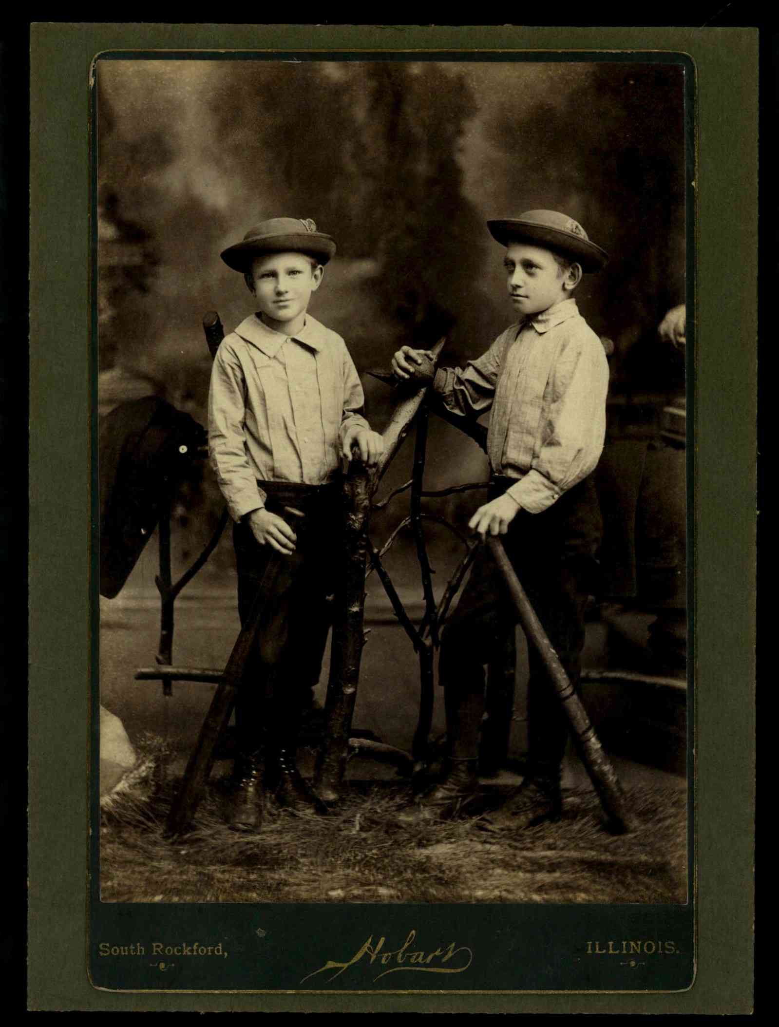 1880's 19th Century Baseball Cabinet Boys with Bats & Balls 'Cool Photo' 4x6