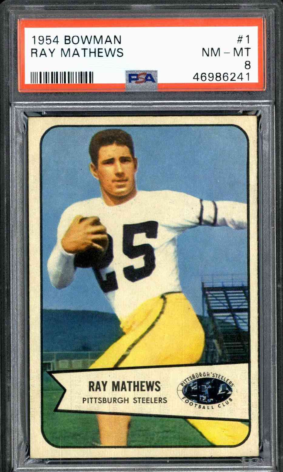 1954 Bowman #1 Ray Mathews