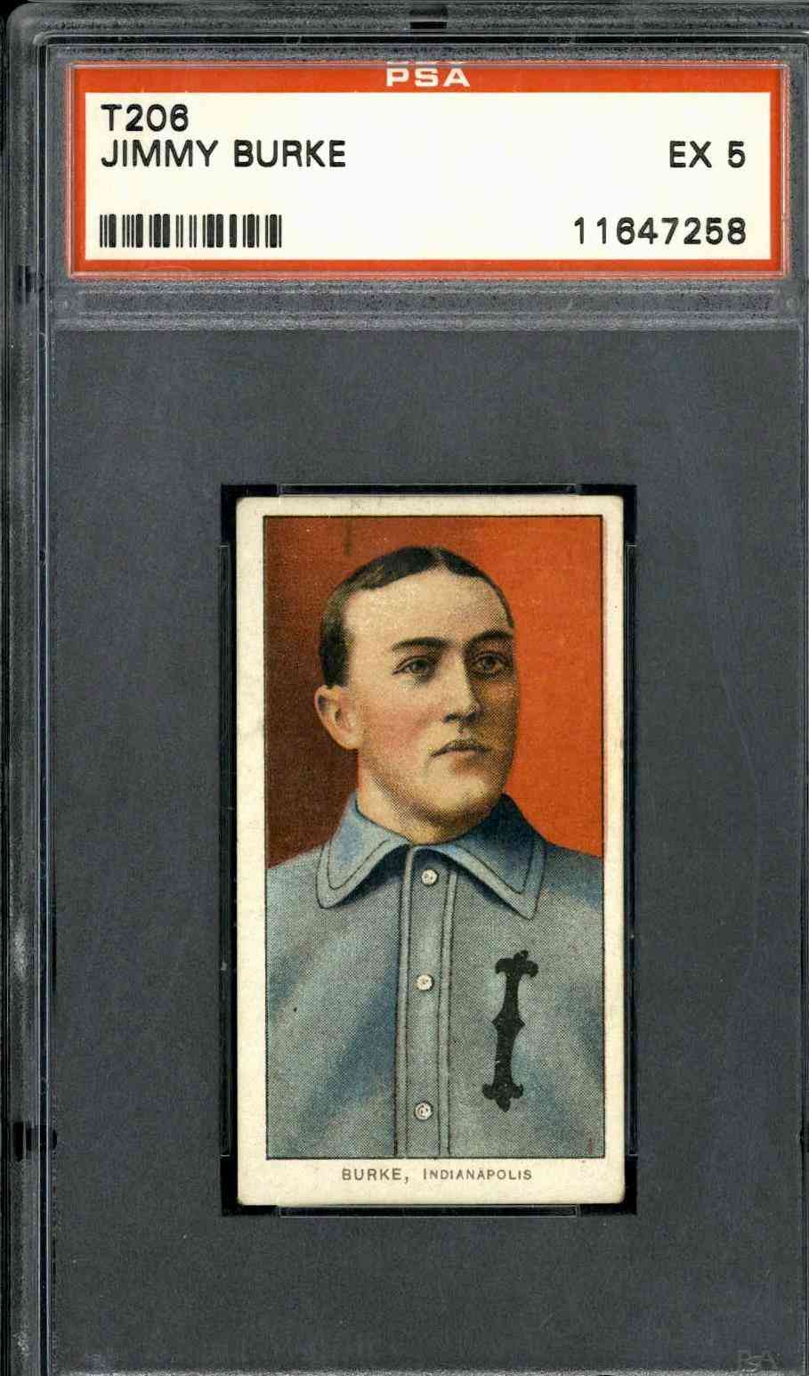 1909 T206 Jimmy Burke