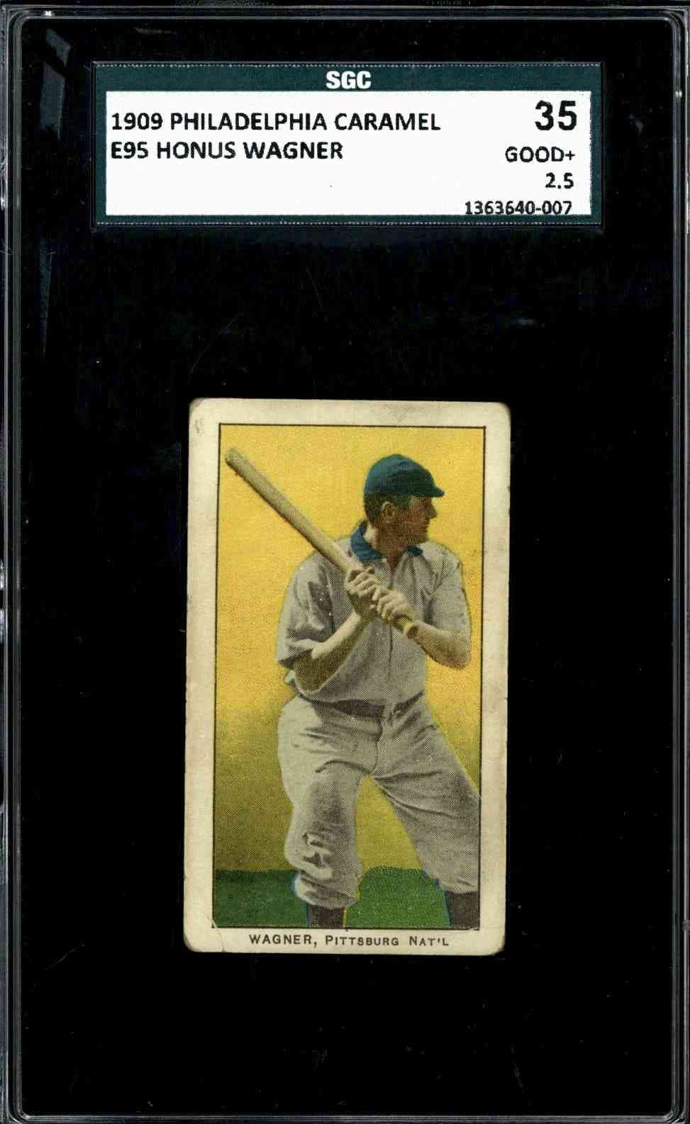 1909 E95 Philadelphia Caramel Honus Wagner
