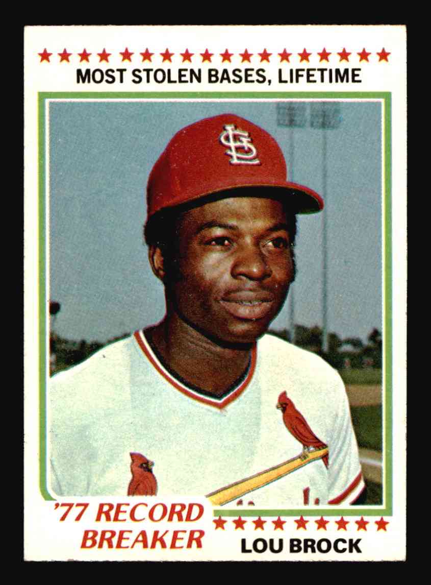 1978 Topps #1 Lou Brock
