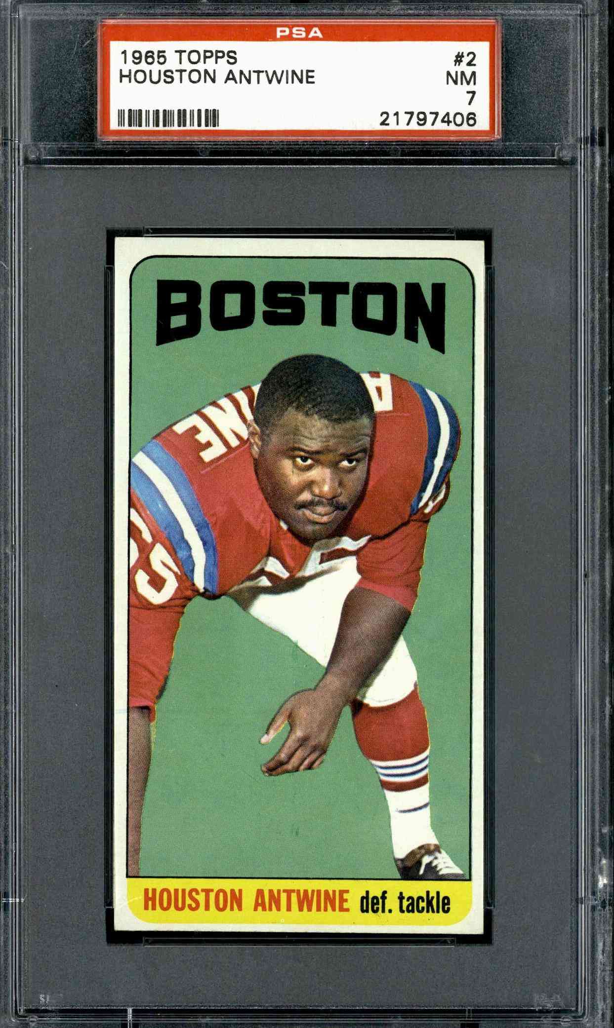 1965 Topps #2 Houston Antwine