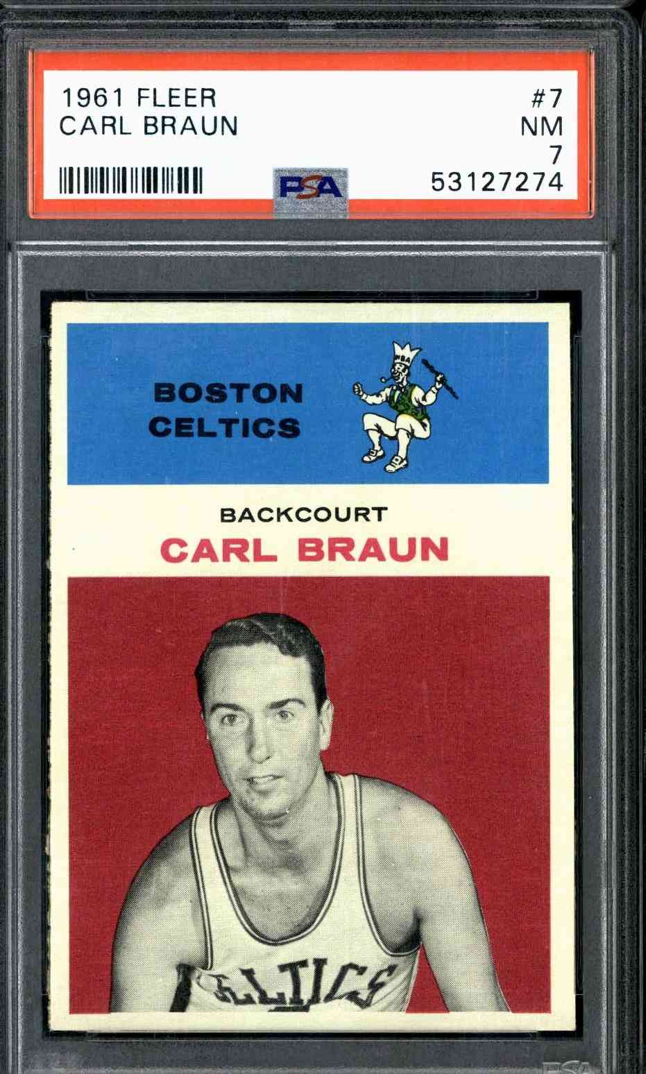 1961 Fleer #7 Carl Braun