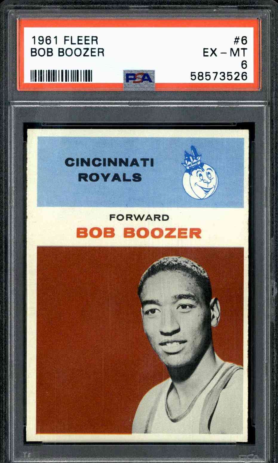 1961 Fleer #6 Bob Boozer
