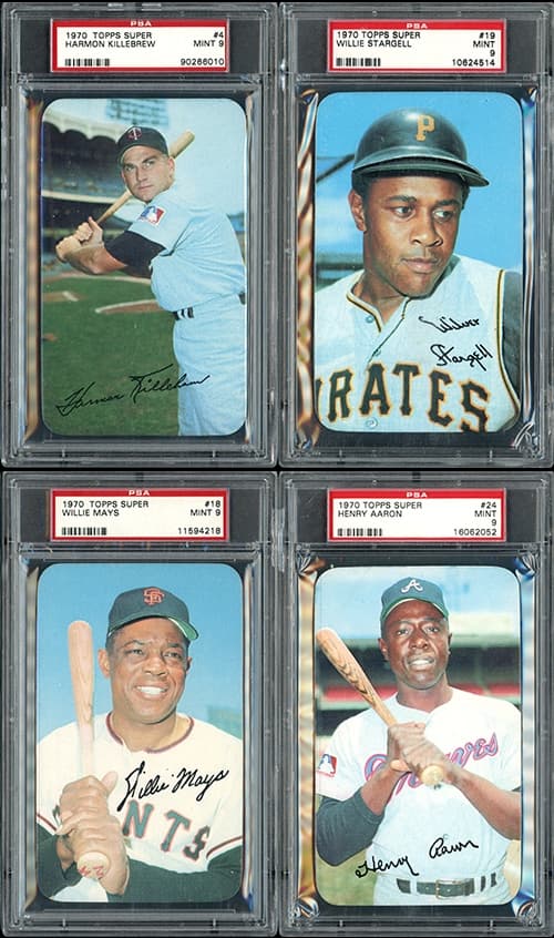 1970 Topps Super Complete Set (42/42) All PSA Graded 9.022 GPA Mays Rose Aaron