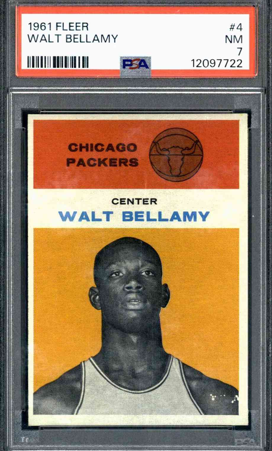 1961 Fleer #4 Walt Bellamy