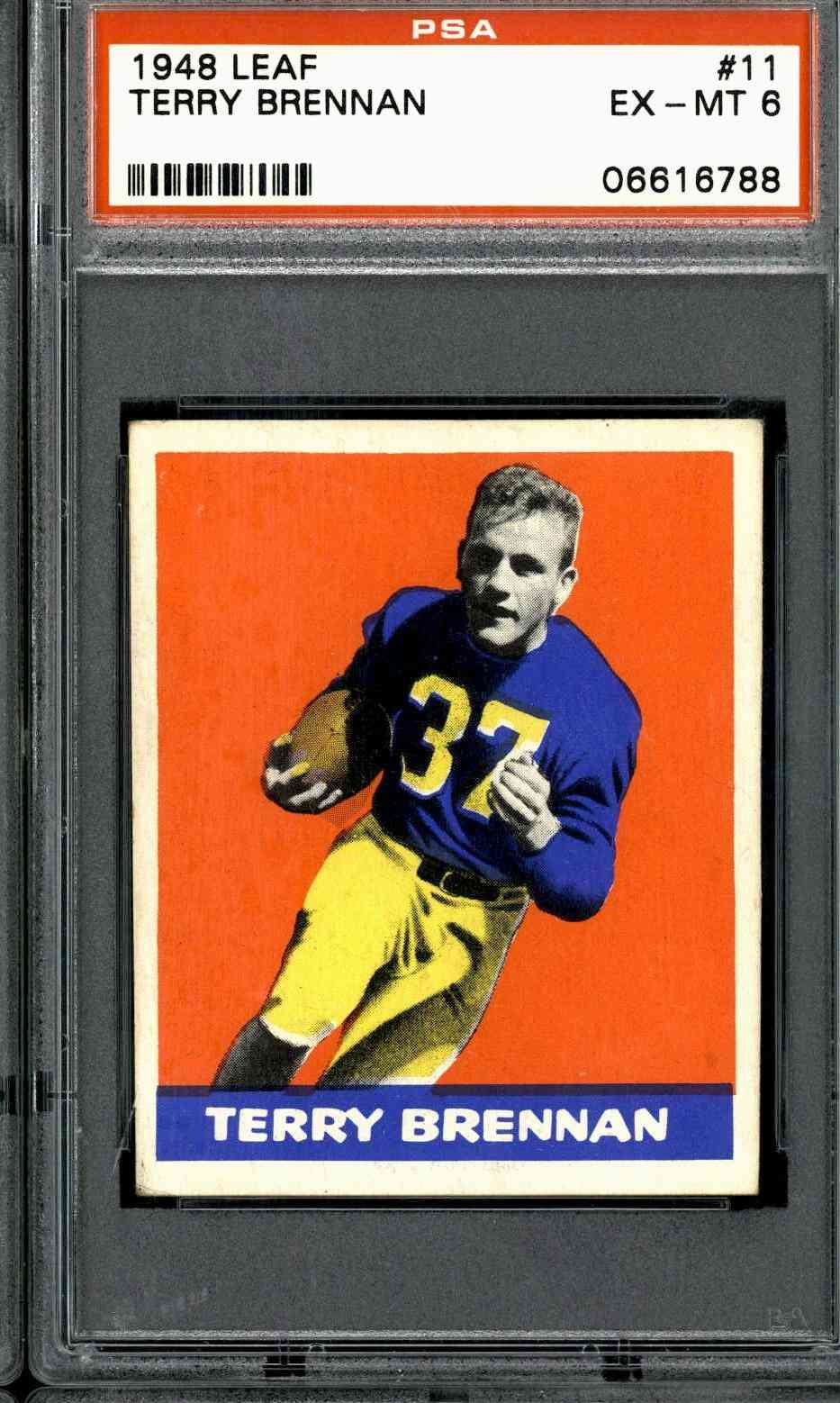 1948 Leaf #11 Terry Brennan