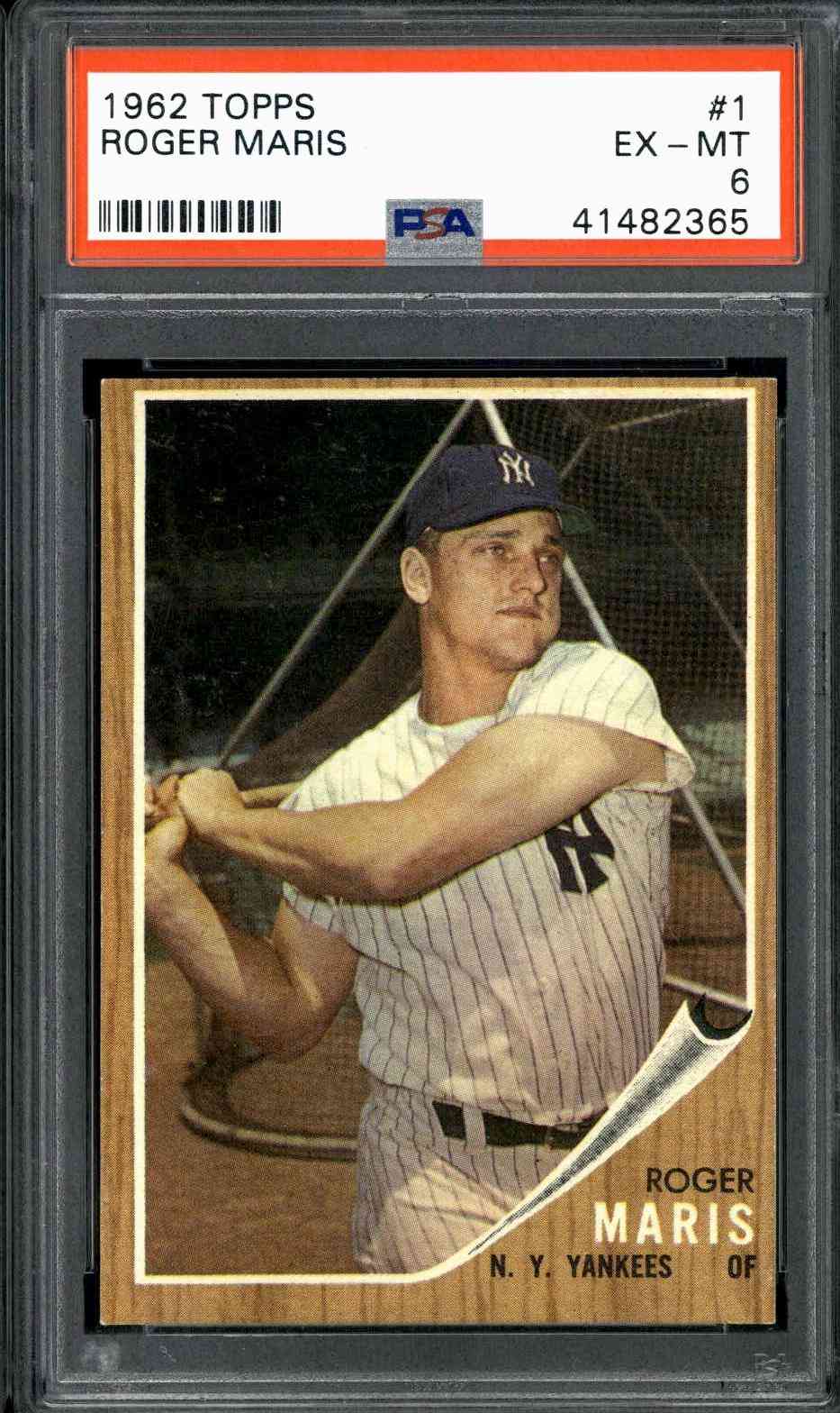 1962 Topps #1 Roger Maris