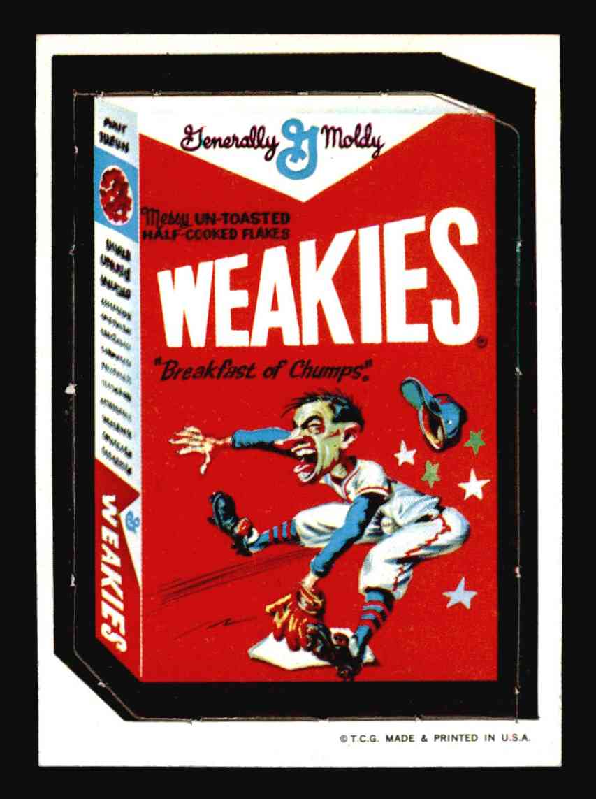 1967 Topps Wacky Packs #17 Weakies