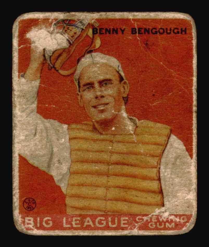 1933 Goudey #1 Benny Bengough