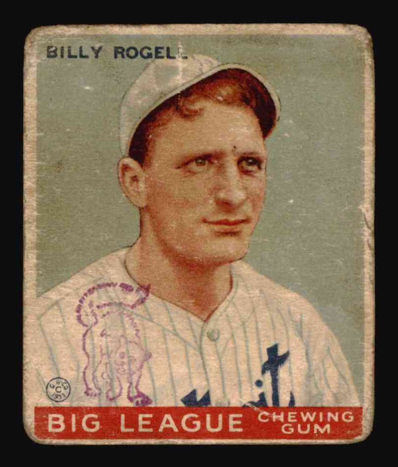 1933 Goudey #11 Bill Rogell