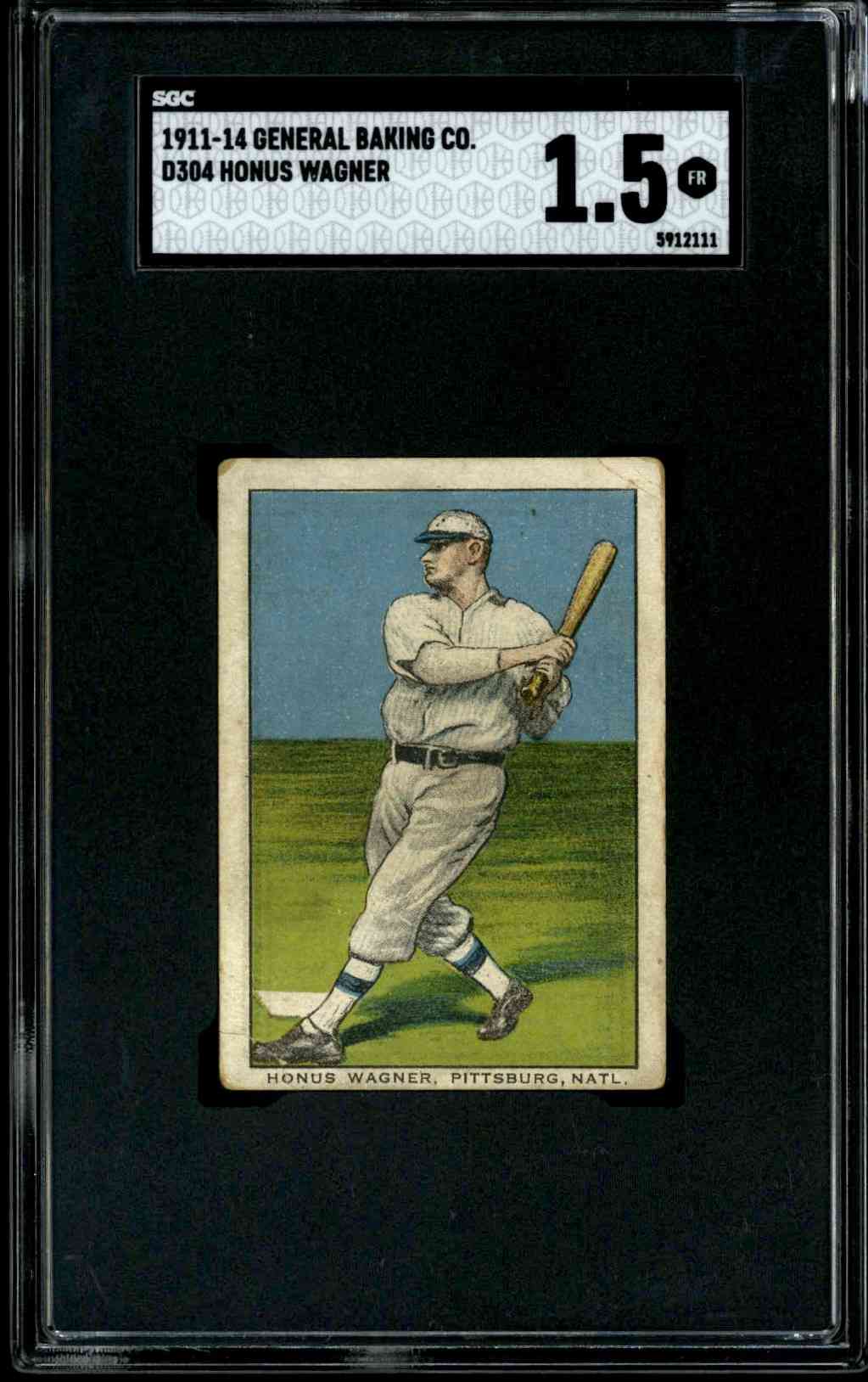 1911 D304 General Baking Co. Honus Wagner