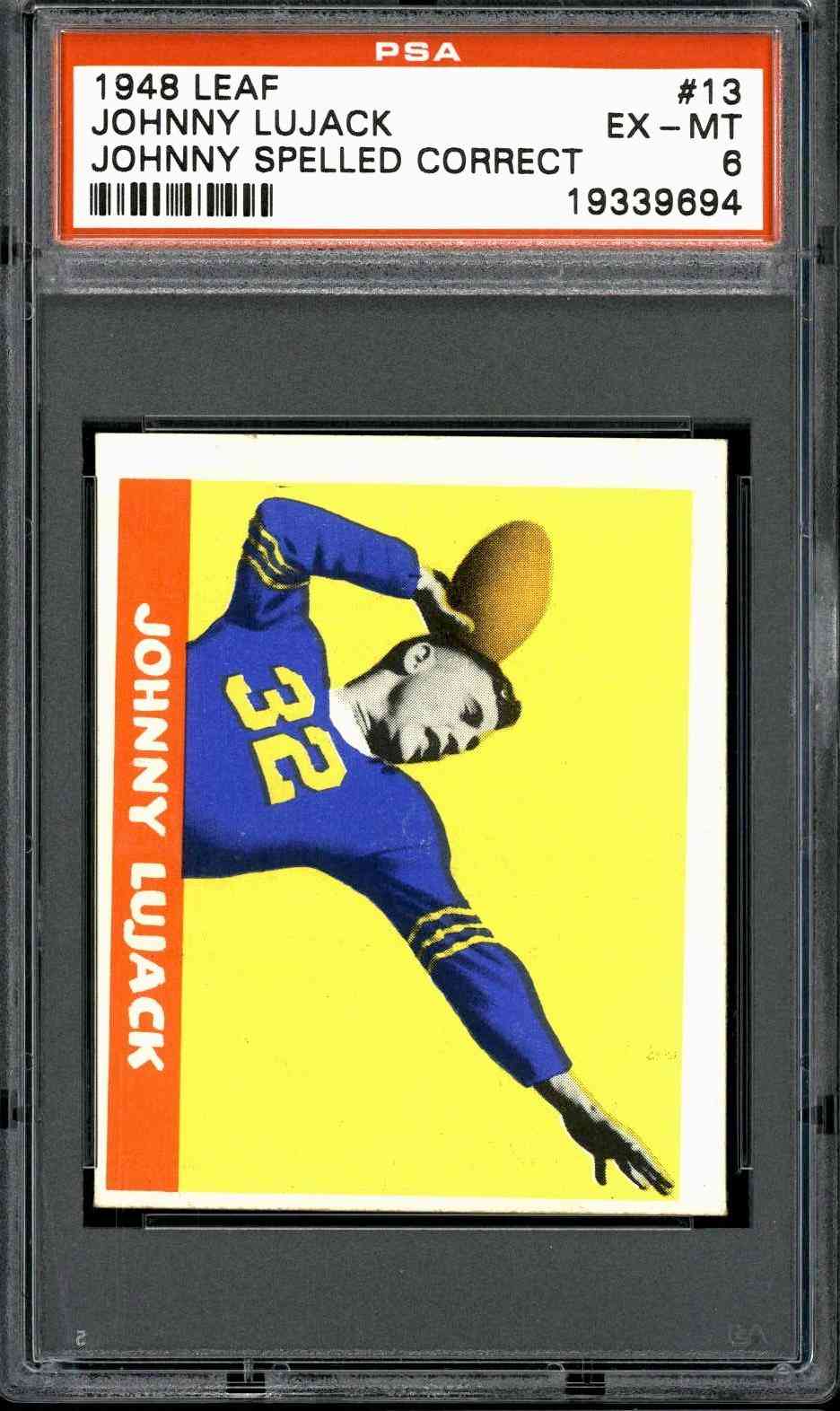 1948 Leaf #13 Johnny Lujack
