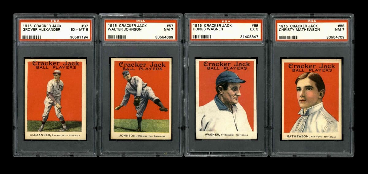 1915 Cracker Jack Set (154/176) PSA Wagner Johnson