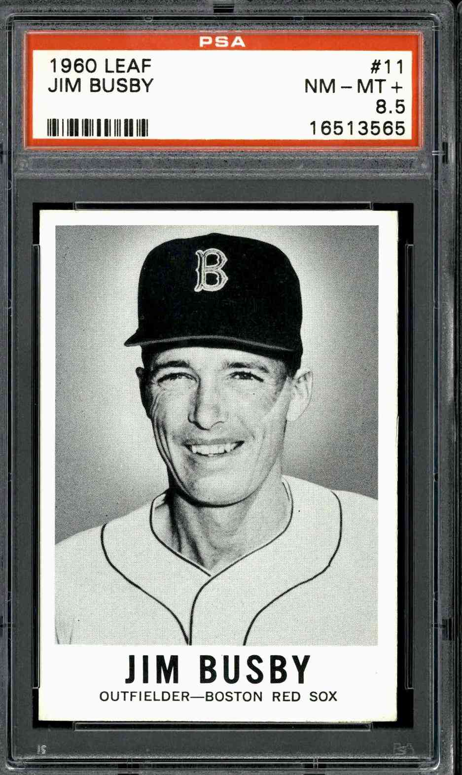 1960 Leaf #11 Jim Busby