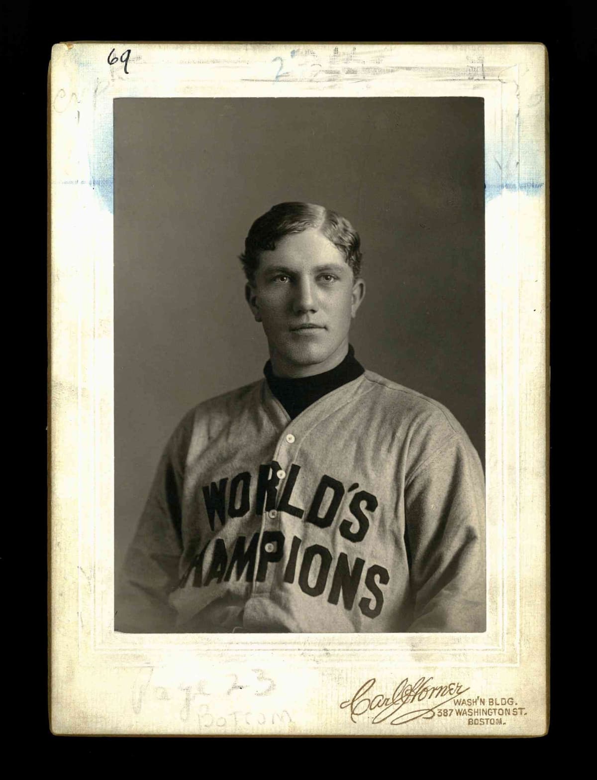 1906 Cecil Ferguson Cabinet Photograph by Carl Horner - Type 1 - World Champs