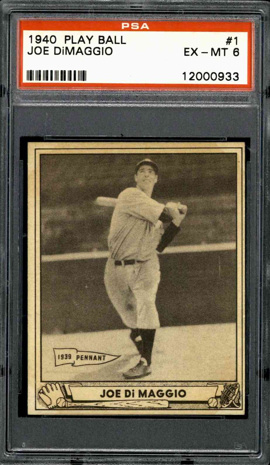 1940 Play Ball #1 Joe DiMaggio
