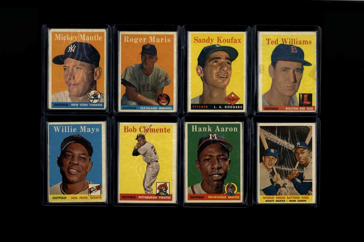 1958 Topps Baseball Complete Low-Mid Grade Set (494) Mantle Mays Aaron