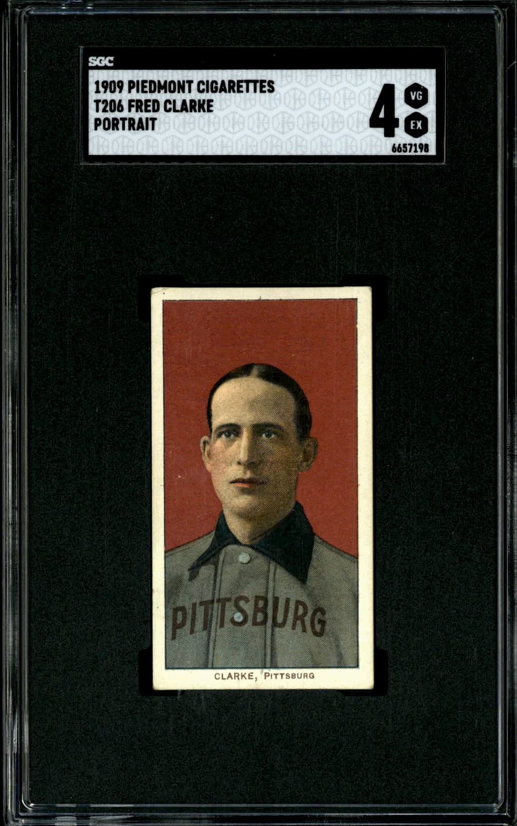 1909 T206 Fred Clarke