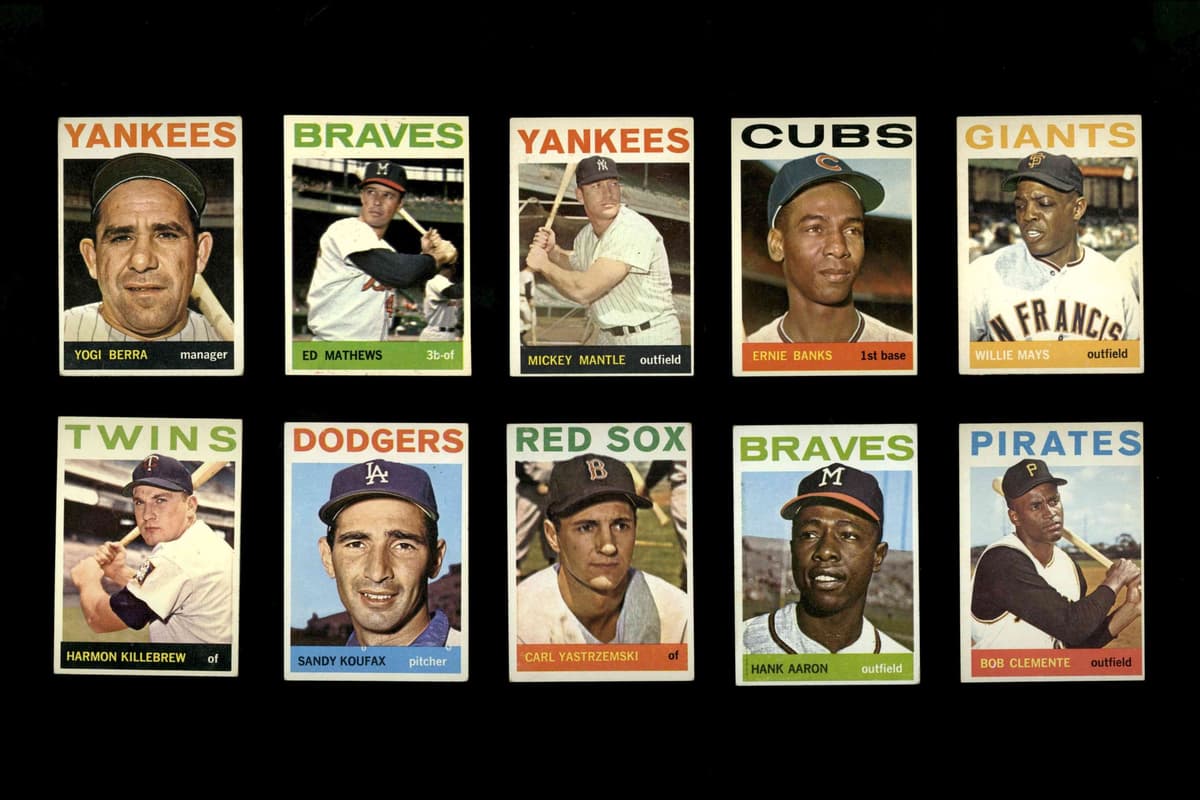 1964 Topps Baseball Complete Low to Mid Grade Set Mantle Mays Rose Aaron