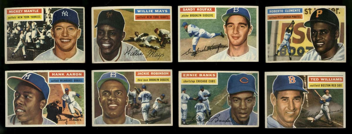 1956 Topps Complete Set Mid-Grade (340/340) Mantle Mays Robinson