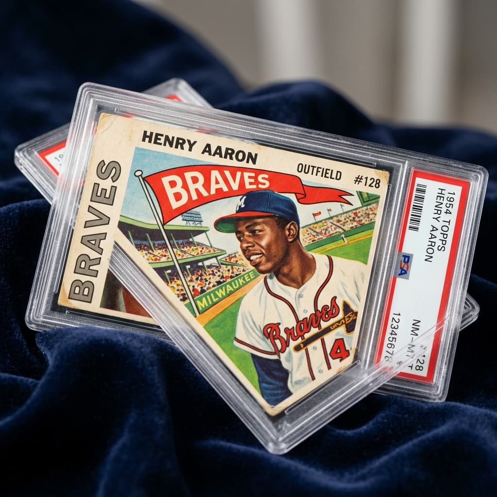 1954 Topps Hank Aaron #128 - TonyeTrade Acquisition Target
