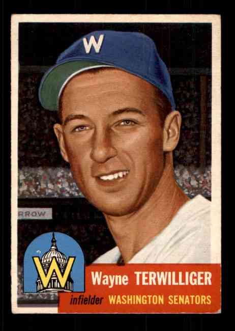 KANSAS CITY ATHLETICS 1960  WAYNE TERWILLIGER Topps Baseball Card # 26 