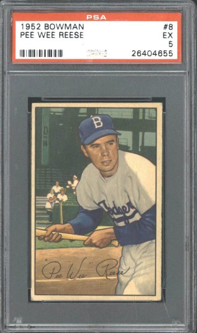 Pee Wee Reese Autographed 1941 Play Ball Rookie Card #54 Brooklyn