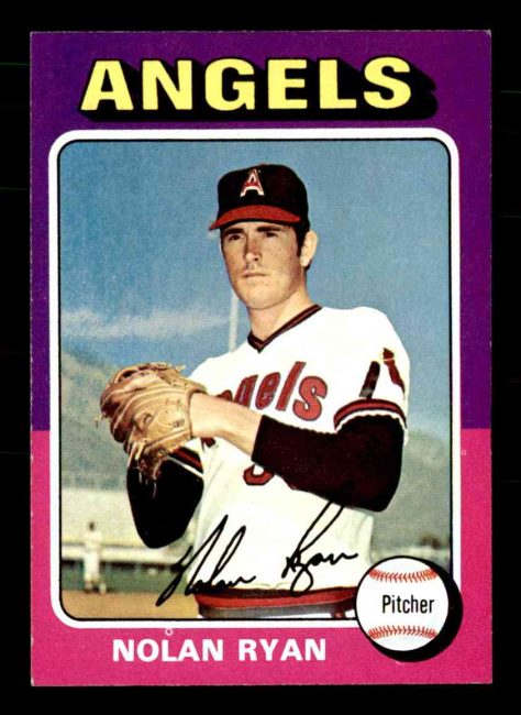 1976 Topps #330 Nolan Ryan California Angels Baseball Card EX